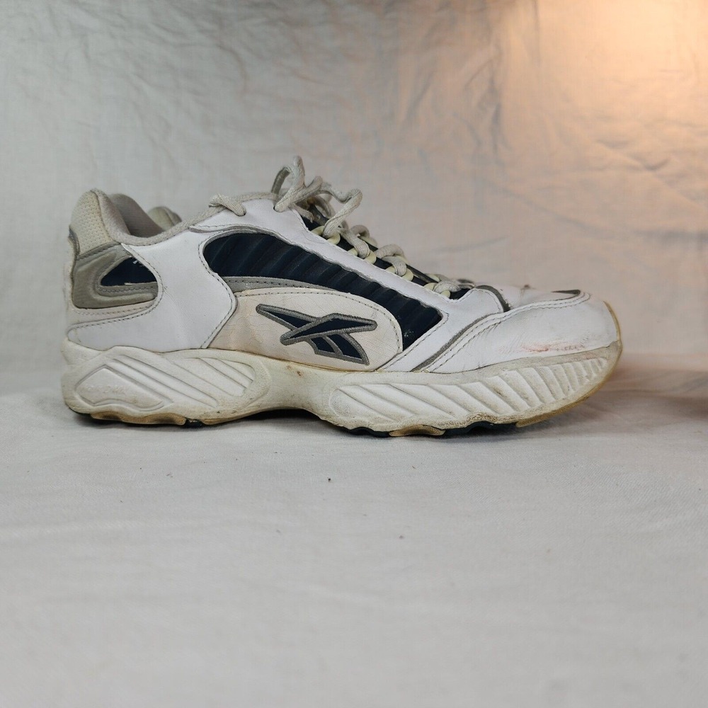 Reebok Classic Woman's Outburst Walking Shoe Size 8 White/Blue Vintage 90s